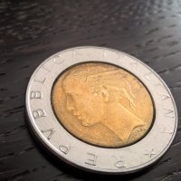 Монета - Италия - 500 лири | 1988г., снимка 2 - Нумизматика и бонистика - 31712062