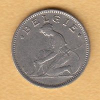 50 сантима 1928, Белгия, снимка 2 - Нумизматика и бонистика - 38512794