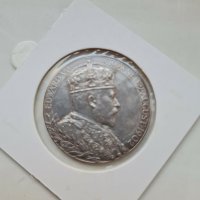 Rare. UK 🇬🇧 Coronation Medal 1902 UNC , снимка 1 - Нумизматика и бонистика - 31023041