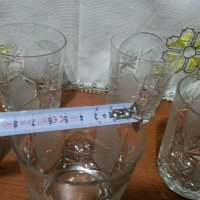 Кристални чаши за вода , снимка 2 - Антикварни и старинни предмети - 44231246