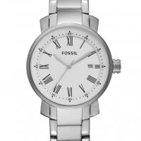 Часовник Fossil с верижка от инокс, снимка 1 - Мъжки - 39285243