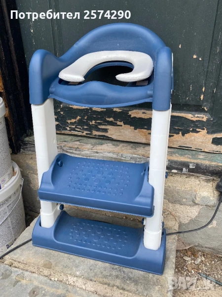 Детска тоалетна седалка със стълба, снимка 1