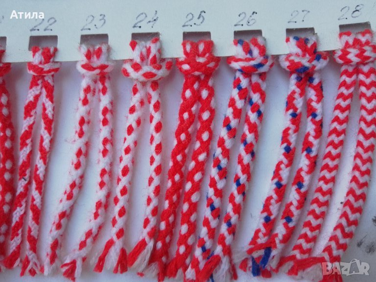 шнур за мартеници производител ширити, зиг зак, снимка 1