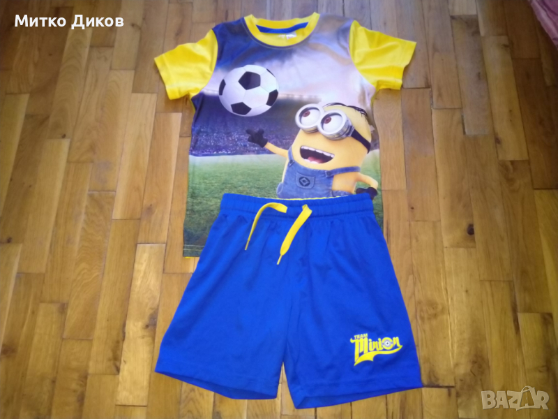 Детски комплект тениска и гащета нови маркови на НМ 110см  4-5год., снимка 1