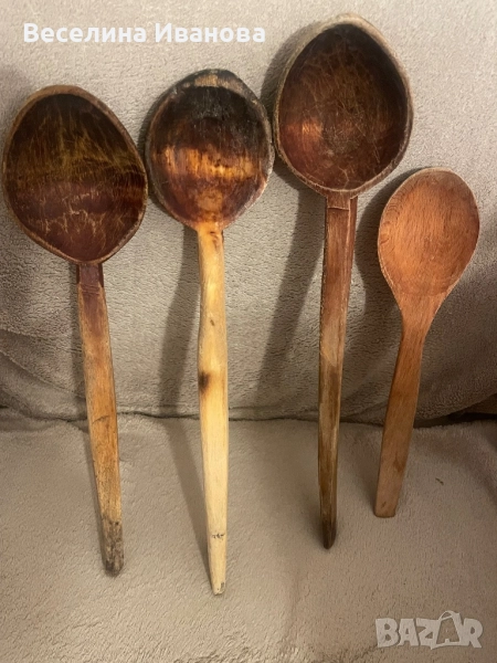 Стари дървени бъркалки , снимка 1