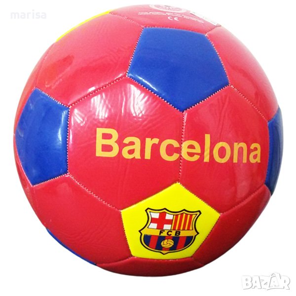 Футболна топка Барселона, футболна петица - 1991, снимка 1