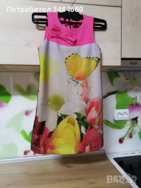 детска рокличка с цветя, снимка 1