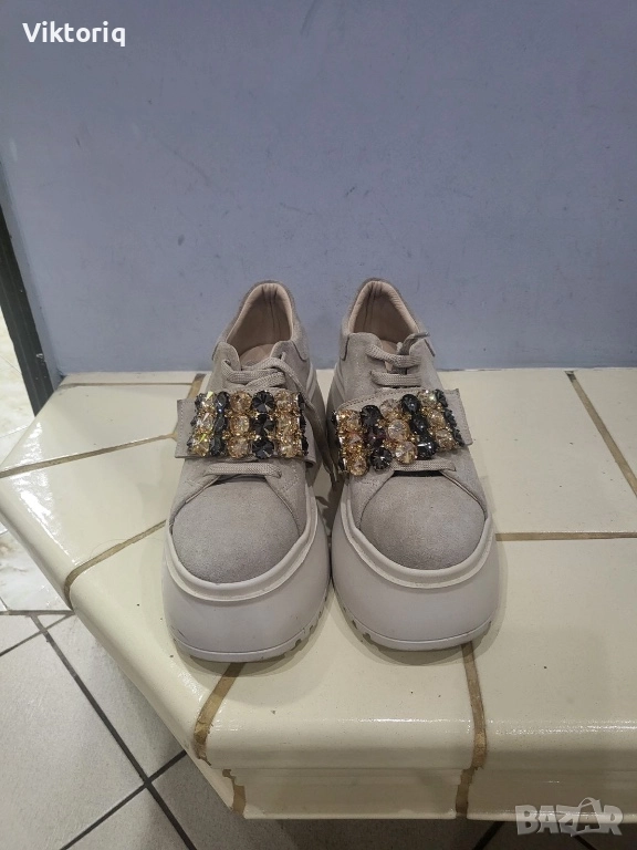 Дамски обувки на подметка, снимка 1