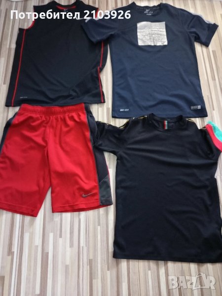 Къси панталони и тениски NIKE , UNDER ARMOUR ,размер S,цена 25лв, снимка 1