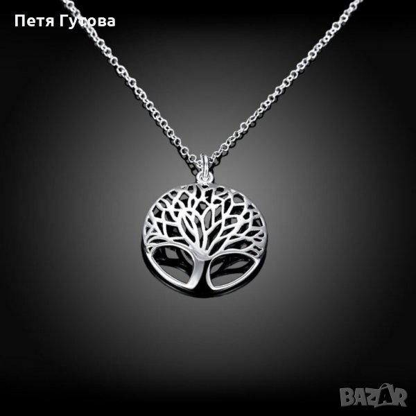 Качествено колие -сребърно покритие няколко микрона с печат 925, снимка 1