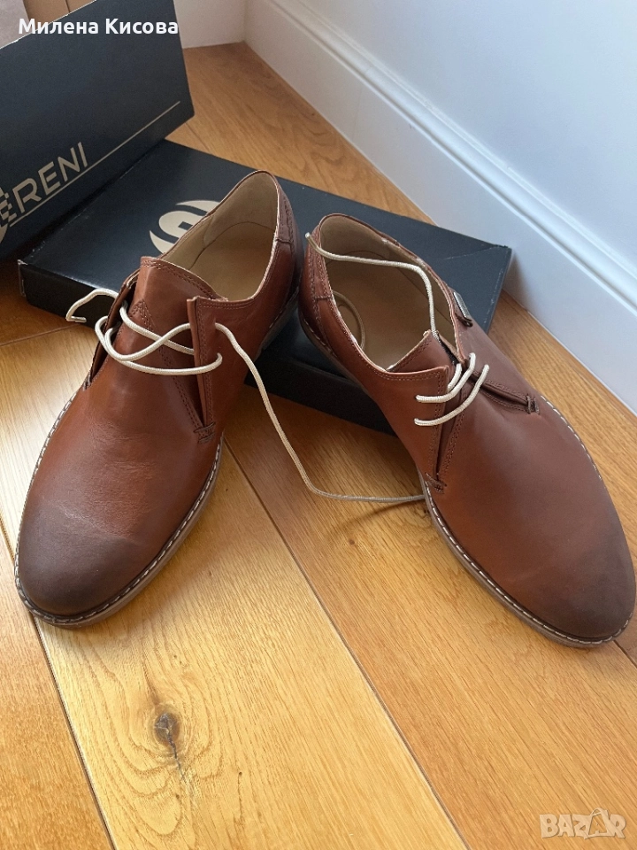 Нови кожени обувки 42, снимка 1