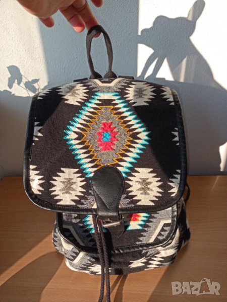 Шарена раница от плат, снимка 1