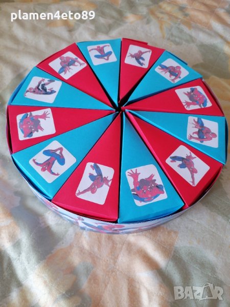 Картонена Торта спайдър мен , снимка 1