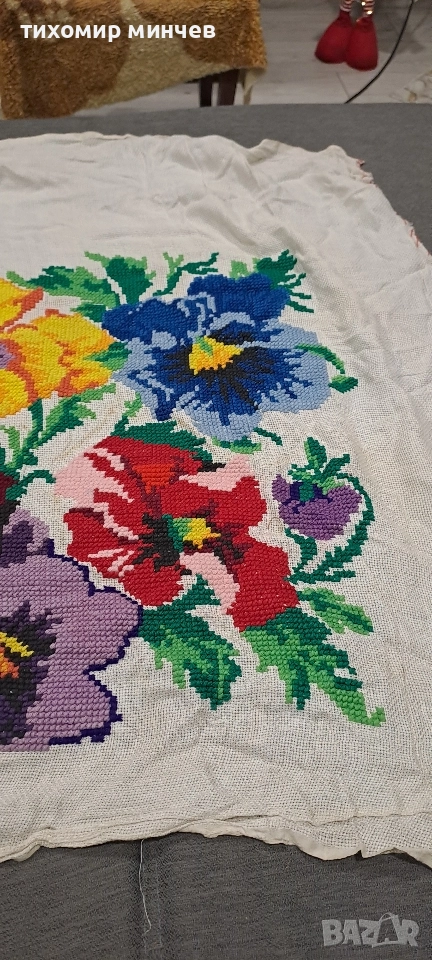 Покривка плетена, снимка 1