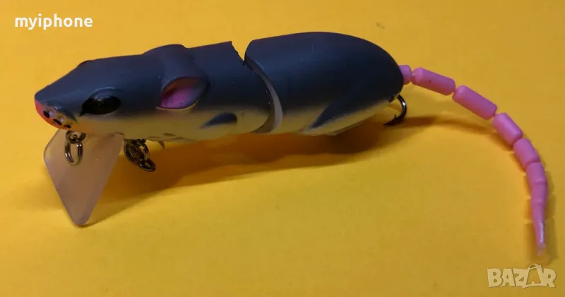 15.5CM Изкуствена пластмасова примамка Мишка/ Плъх , снимка 1