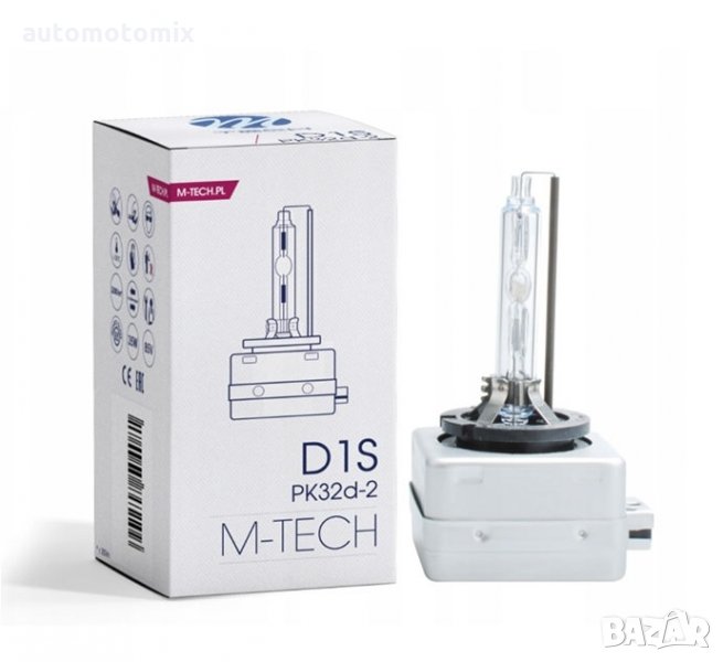 КРУШКА КСЕНОН D1S, M-TECН 6000K 1БР, снимка 1