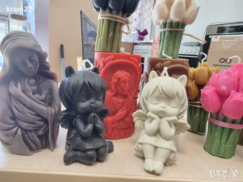 Восъчни декоративни свещи, снимка 1