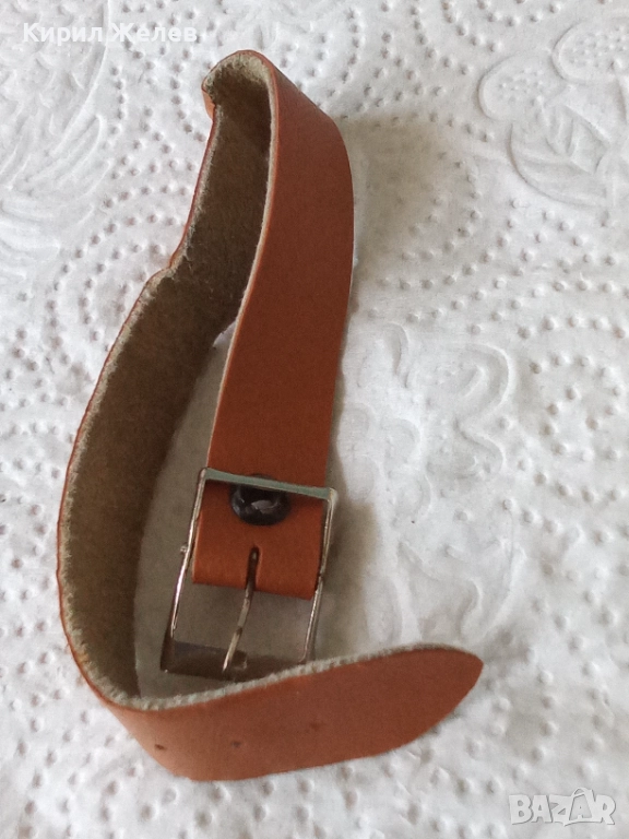 Кожена каишка за часовник 52552, снимка 1