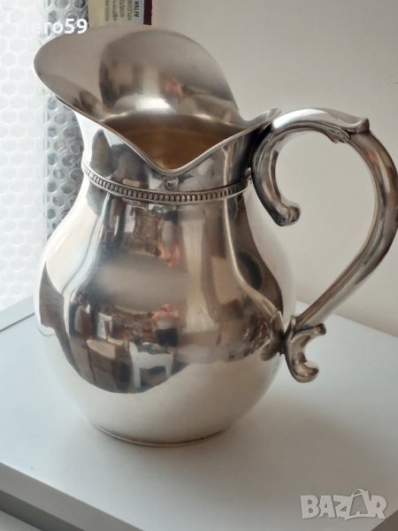 Сребърна кана за вода, сребро 925,вместимост  2 литра, снимка 1