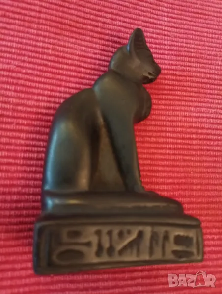 Сувенир, статуетка египетска черна котка. , снимка 1