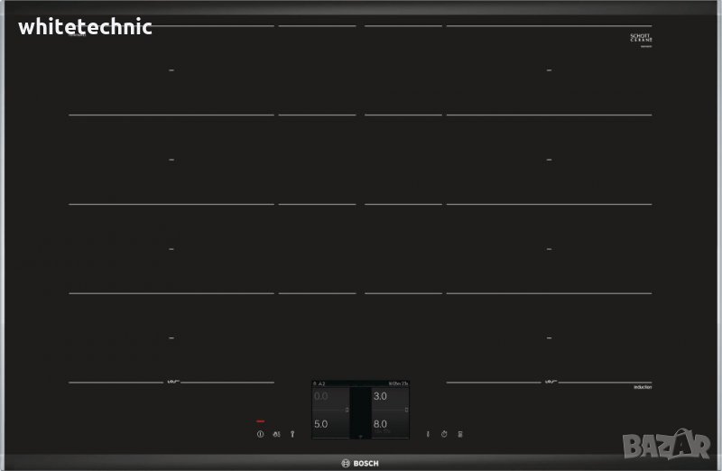 ••НОВО•• Индукционен плот Серия 8 Bosch PXY875KV1E / 2г. гаранция, снимка 1