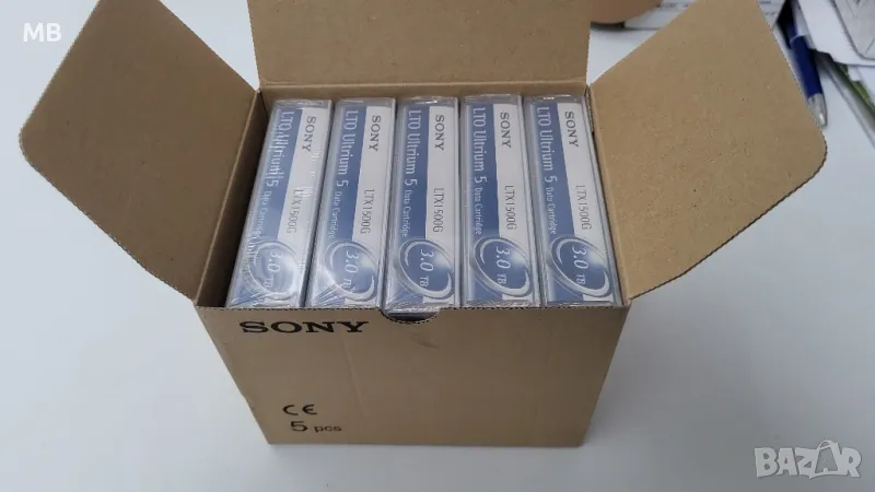 5бр. Ultrium LTO 5 tape  касети за архивиране, снимка 1