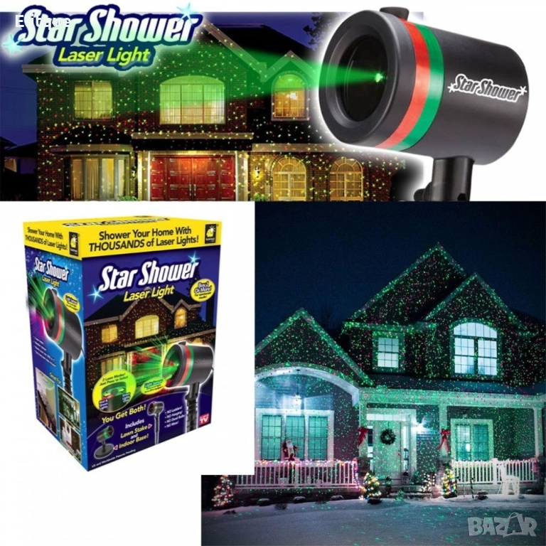 Лазерен прожектор Проектор за Коледна украса , снимка 1