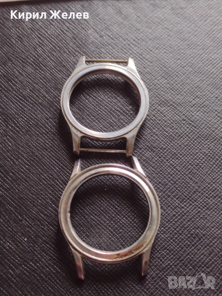 Две каси без стъкло за ръчен часовник за части колекция 43545, снимка 1