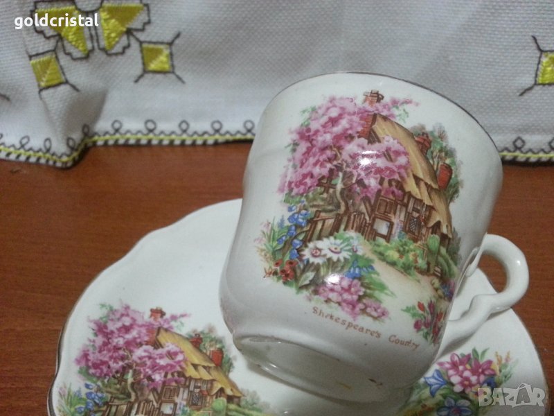 Английски порцелан сет за чай, снимка 1