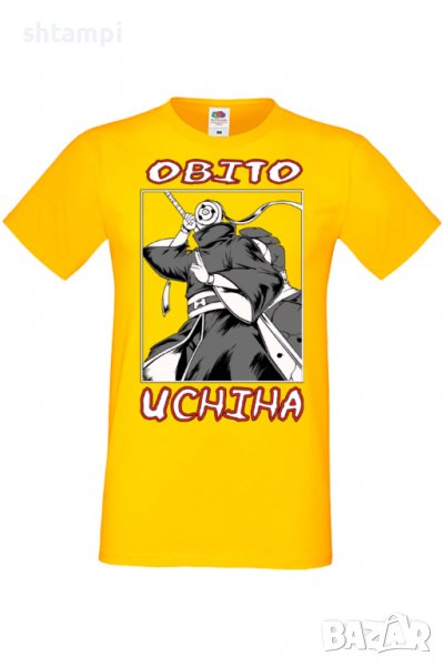 Мъжка тениска Naruto Obito Uchiha,Анимация,игра,Празник,Повод,, снимка 1