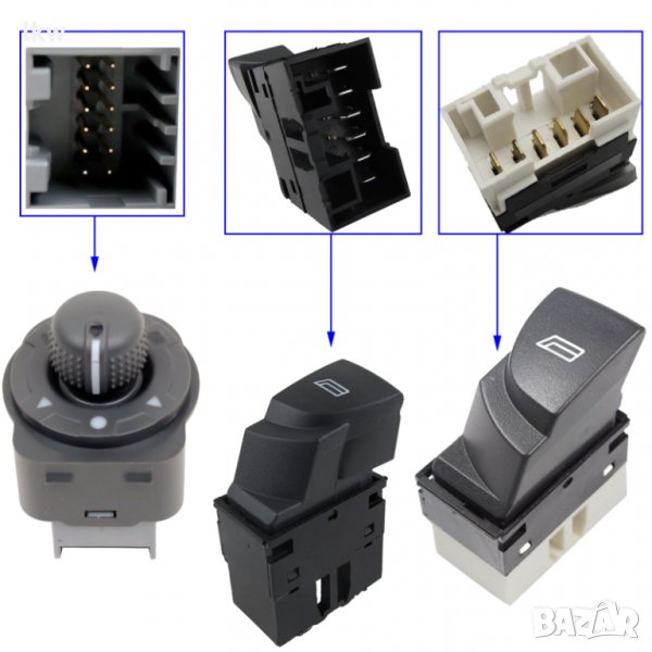 Ключ ел стъкла за Citroen Jumper- Peugeot Boxer- Fiat Ducato-, снимка 1