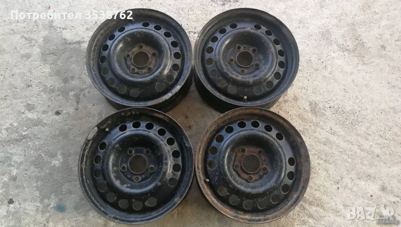 железни джанти за Опел / Opel - 15 цола, 5х110, снимка 1