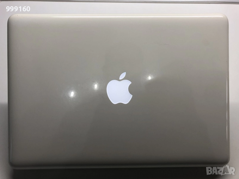 Лаптоп APPLE MacBook A1342 в много добро състояние, SSD, има Windows7, снимка 1