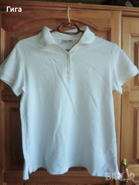 бяла тениска с якичка, снимка 1