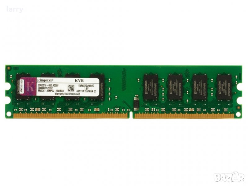 Памет за компютър DDR2 2GB PC2-5300 Kingston KVR667D2N5, снимка 1