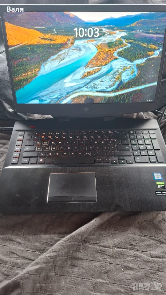 Геймърски лаптоп HP Omen 17, снимка 1