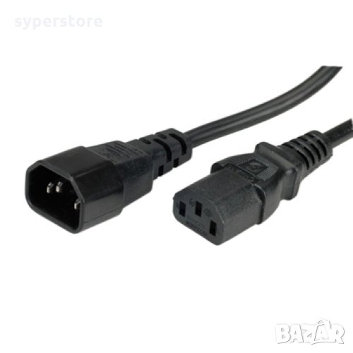 Захранващ Кабел 220V Digital One SP01284 3м Удължител M/F За UPS Компютър и др., снимка 1