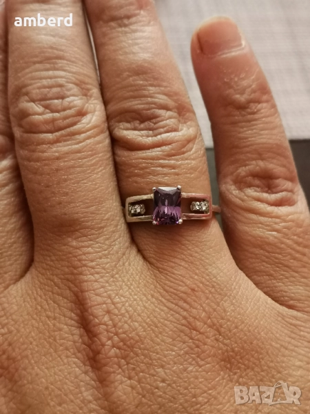 Страхотен сребърен  пръстен- модел R118, снимка 1