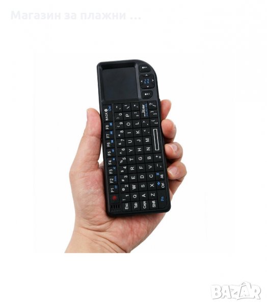 БЕЗЖИЧНА МИНИ КЛАВИАТУРА С ТЪЧПАД И МИШКА ЗА PC, SMART TV - код А8, снимка 1