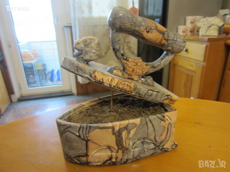 АВТОРСКА КЕРАМИКА /БЪЛГАРИЯ/ -;СЕРВИЗ  ОТ СБХ;ЮТИЯ;ВАЗА ПЕПЕЛНИК;, снимка 1