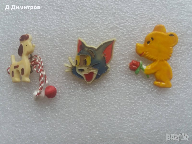 Соц детски мартеници и значки от 80те, снимка 1