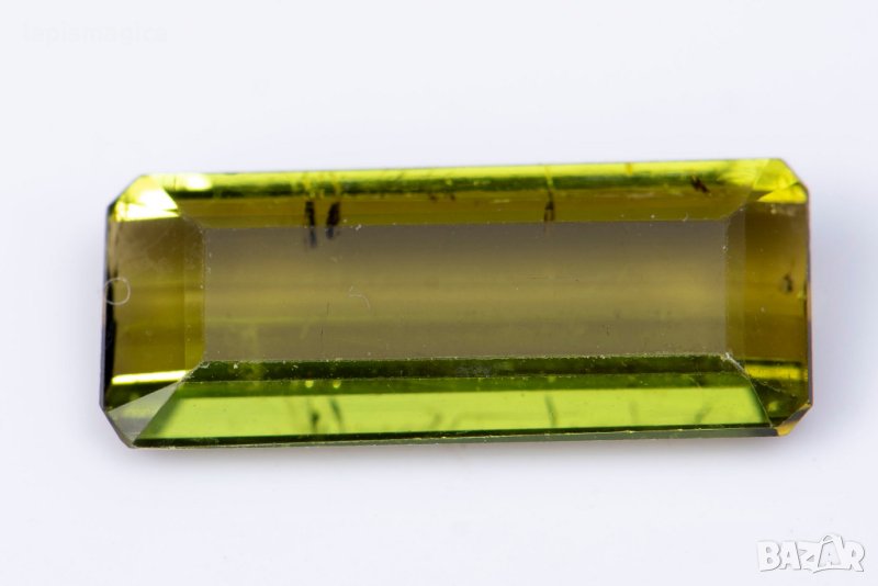 Зелен турмалин 2.20ct багета шлифовка, снимка 1