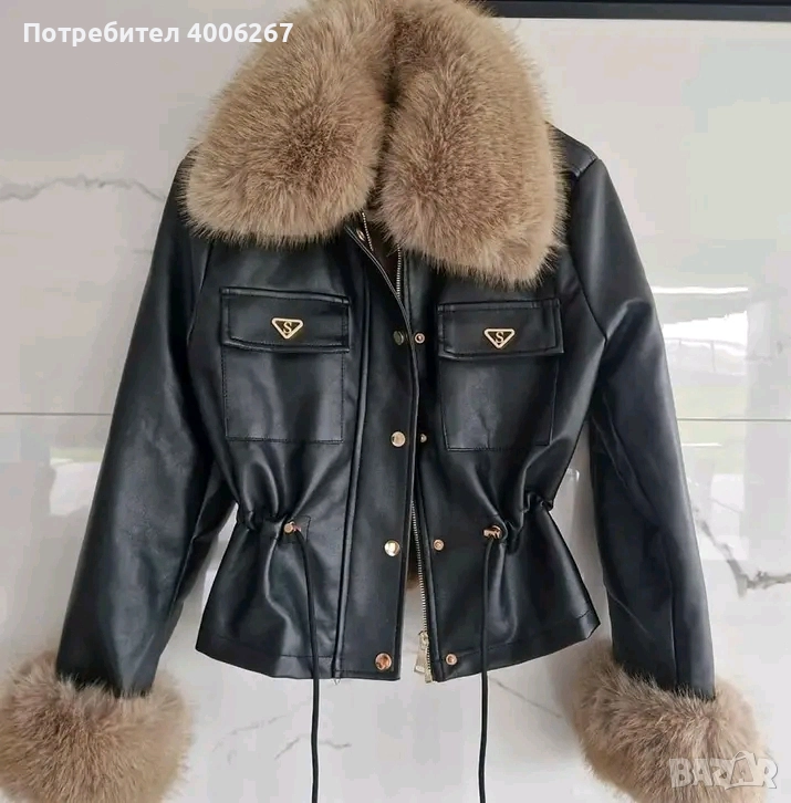 Уникално яке с пух , снимка 1