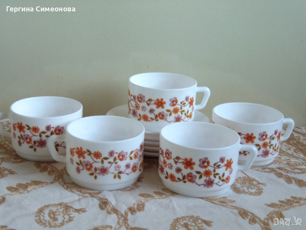 Чаши френски аркопал, снимка 1