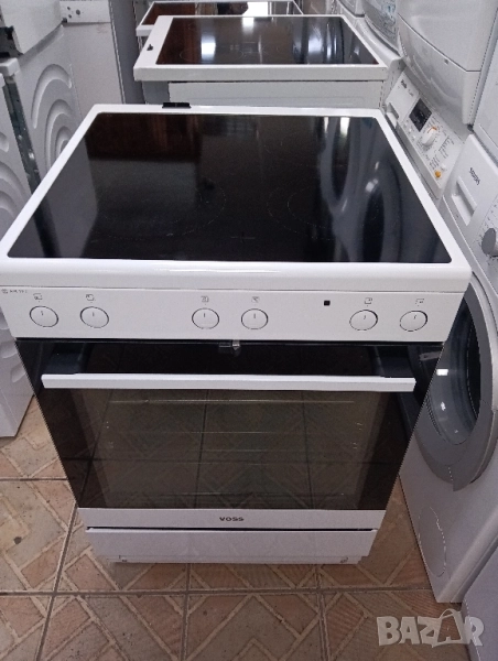 Свободно стояща печка с керамичен плот Voss AiR FRY с две години гаранция!, снимка 1