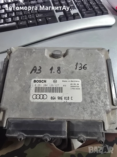ECU Компютър Ауди A3 0261204126/127 > 06A906018C, снимка 1