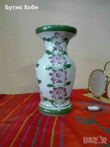 Италианска ваза от порцелан/ майолика, снимка 1