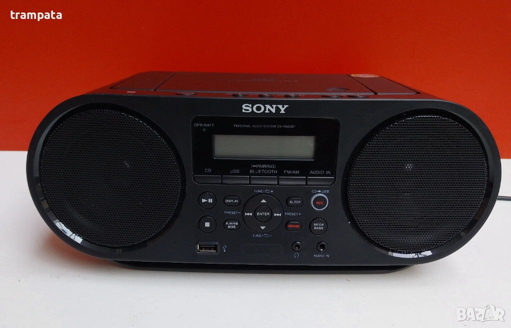 НАЙ ДОБРАТА ОФЕРТА Sony ZS-RS60BT CD ,USB, Bluetooth, NFC, Mega Bass, UKW Radio, снимка 1