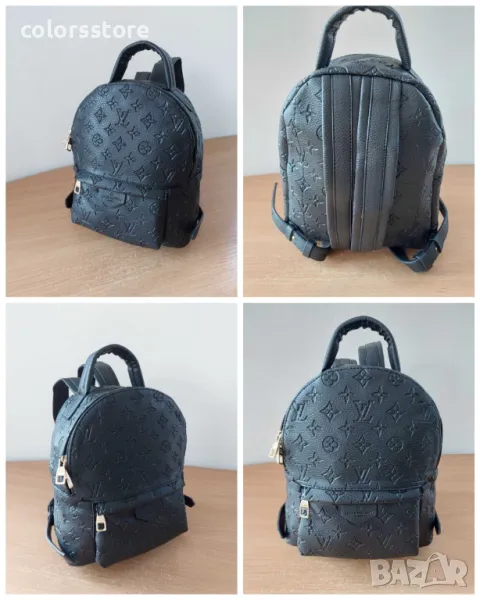 Черна раница  Louis Vuitton-SG105, снимка 1