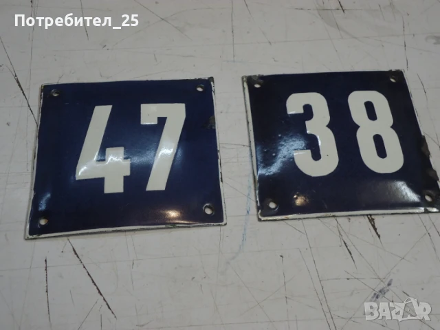 Ретро емайлирани табели